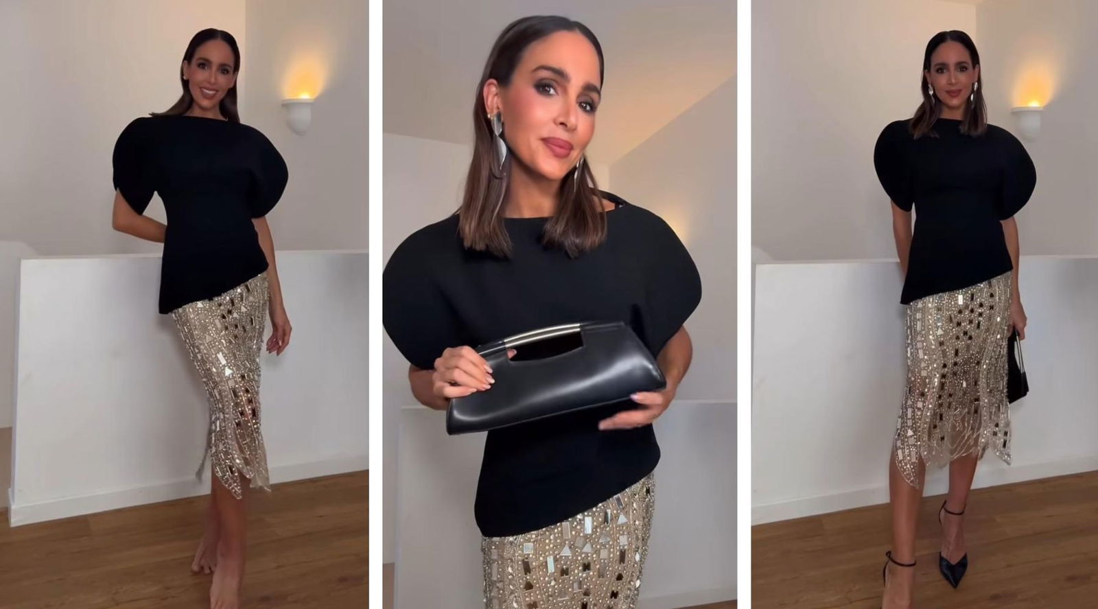 Rocío Osorno deslumbra con su look de Zara perfecto para las fiestas: “roza la alta costura”