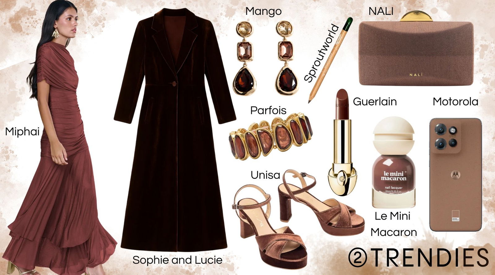 Mocha Mousse sin normas: 7 looks (y gadgets) para llevar el marrón de la forma más elegante