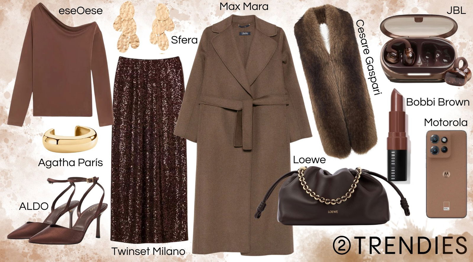 Mocha Mousse sin normas: 7 looks (y gadgets) para llevar el marrón de la forma más elegante