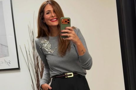 Nuria Roca apuesta por el jersey joya y convierte un básico en un lookazo de invierno