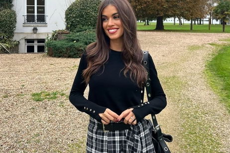 Rocío Camacho se une a la tendencia de los rombos y los cuadros con cinco looks de Zara ideales