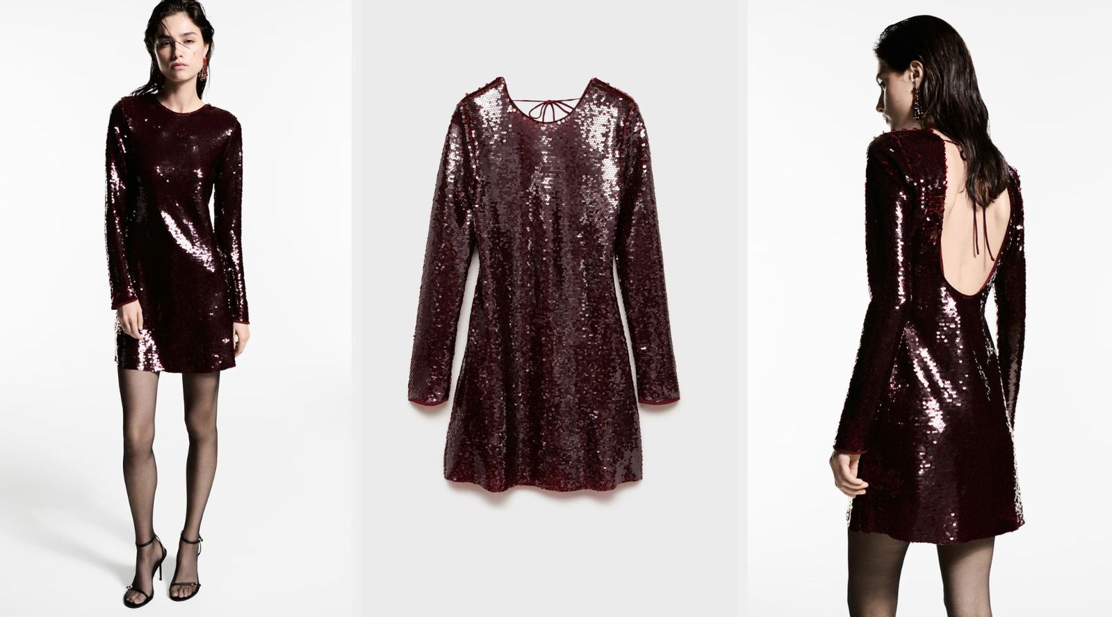 Tres vestidos de Mango Outlet que lo tienen todo para brillar esta Navidad (desde 8,99 €)