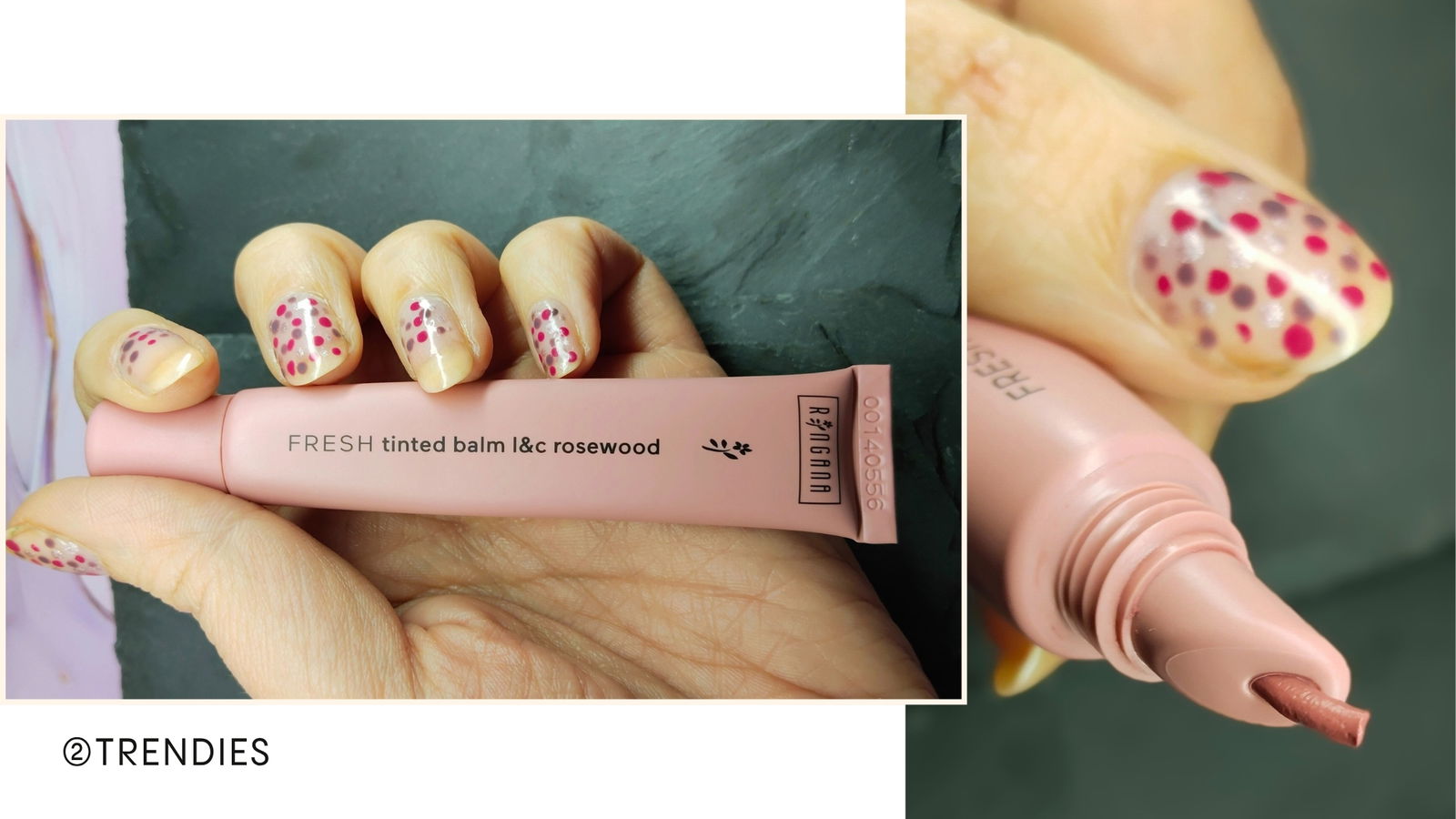 Bálsamo FRESH tinted balm l&c rosewood- RINGANA