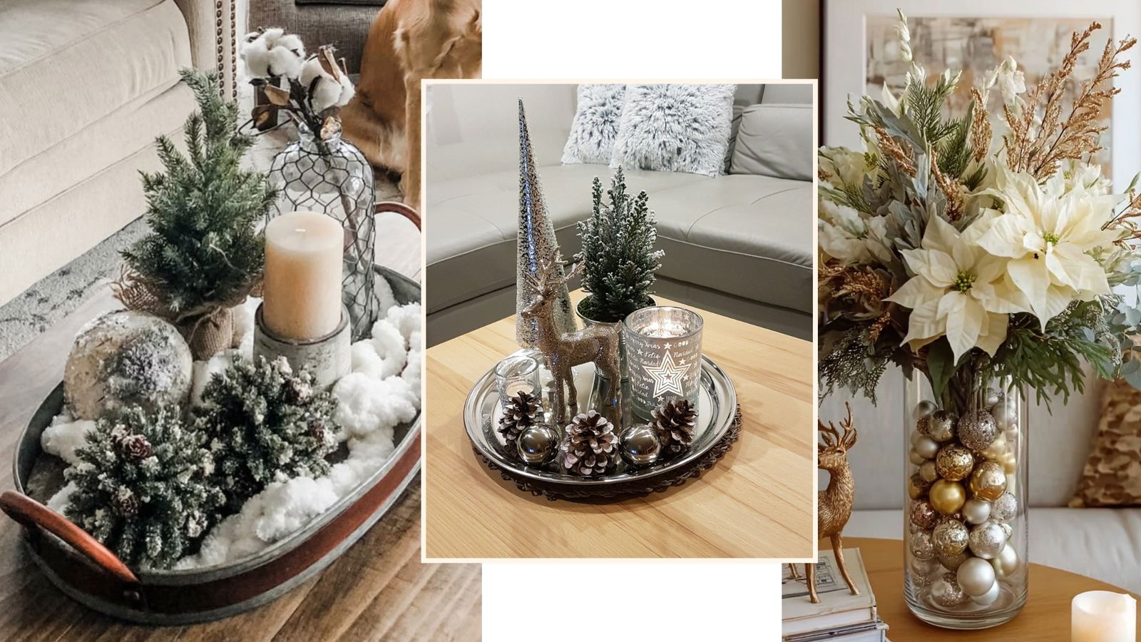 Centro de mesa navideño