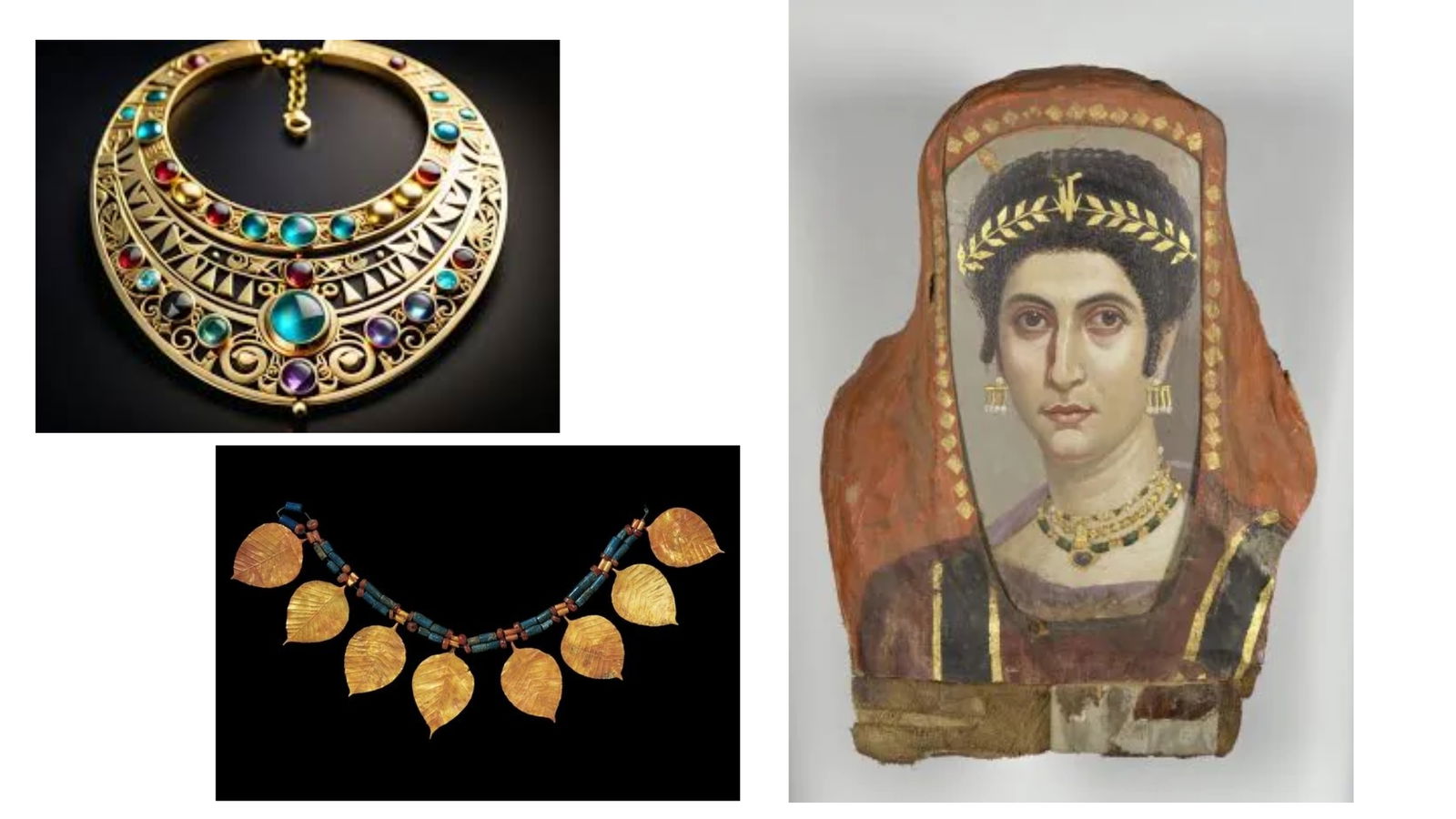 Gargantilla en la antiguedad