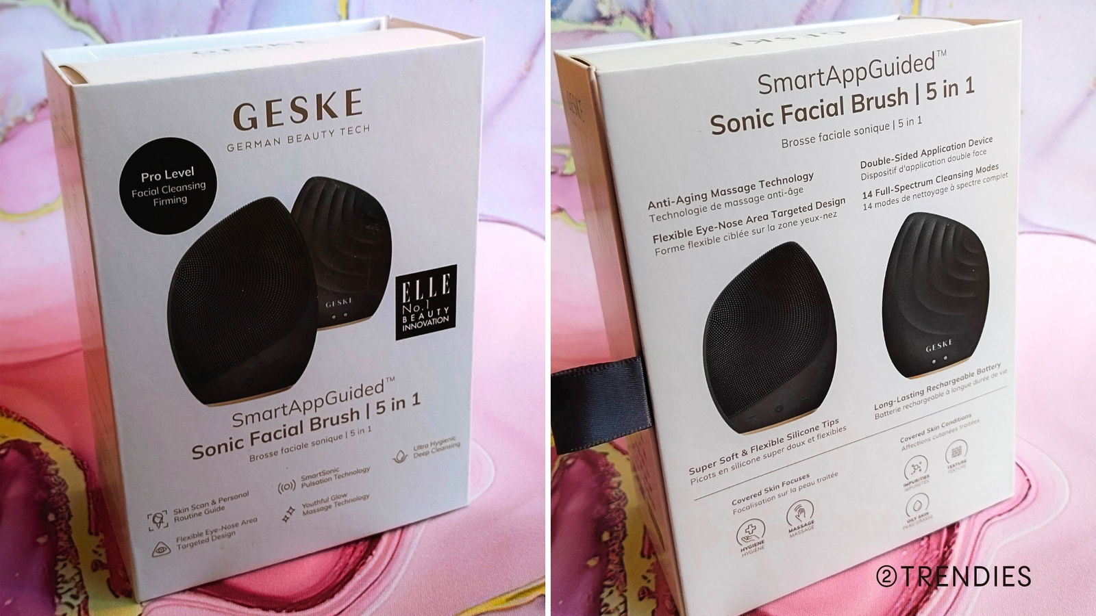Sonic Facial Brush 5 in 1 de Geske 