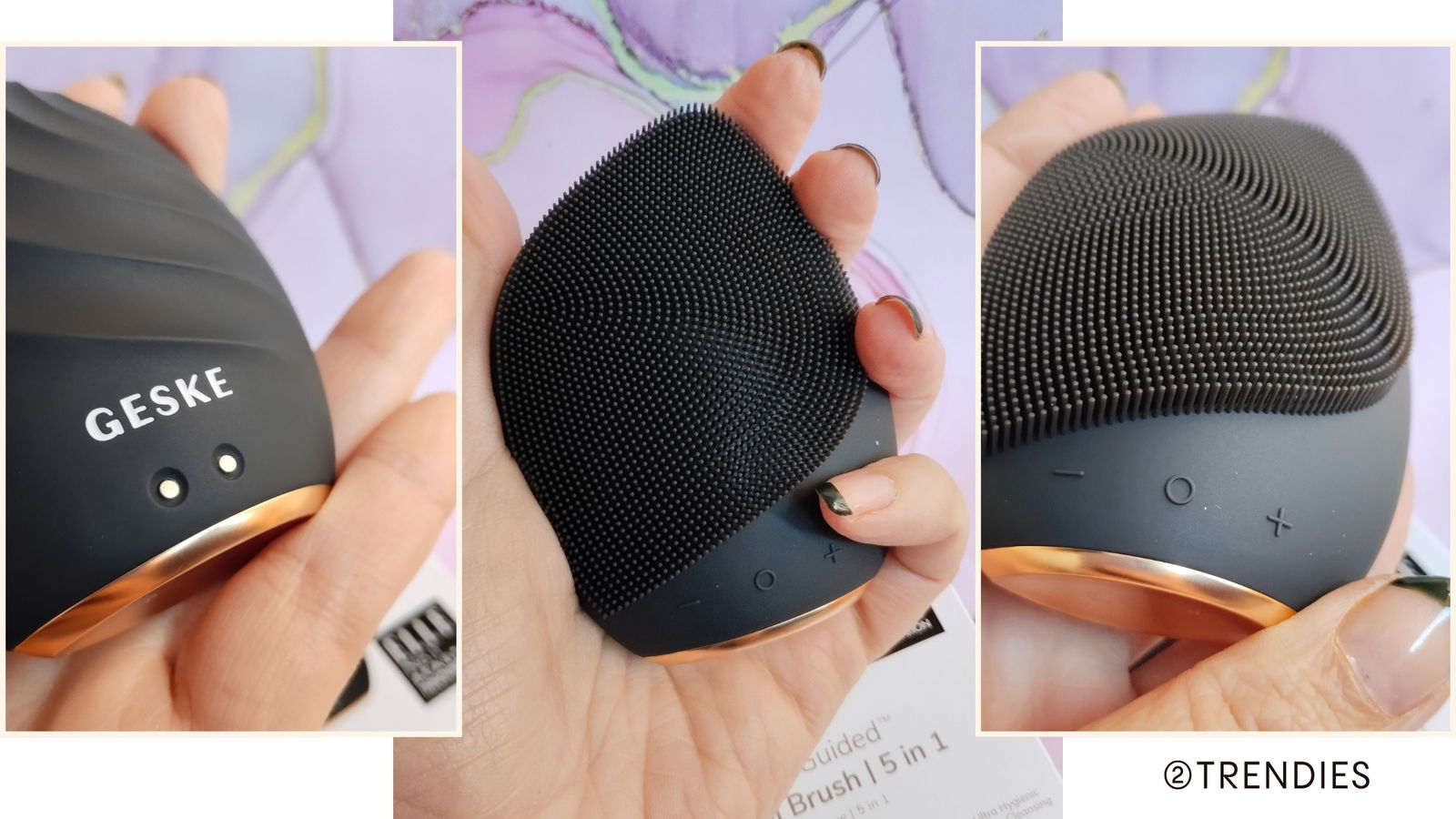 Sonic Facial Brush 5 in 1 de Geske 