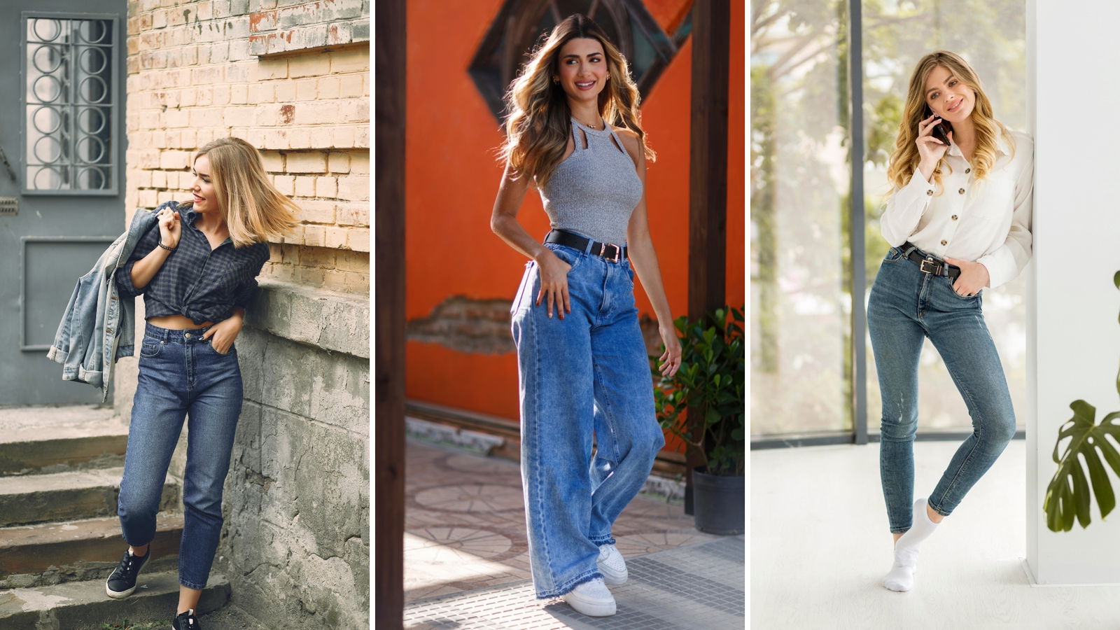 Distintos modelos de jeans