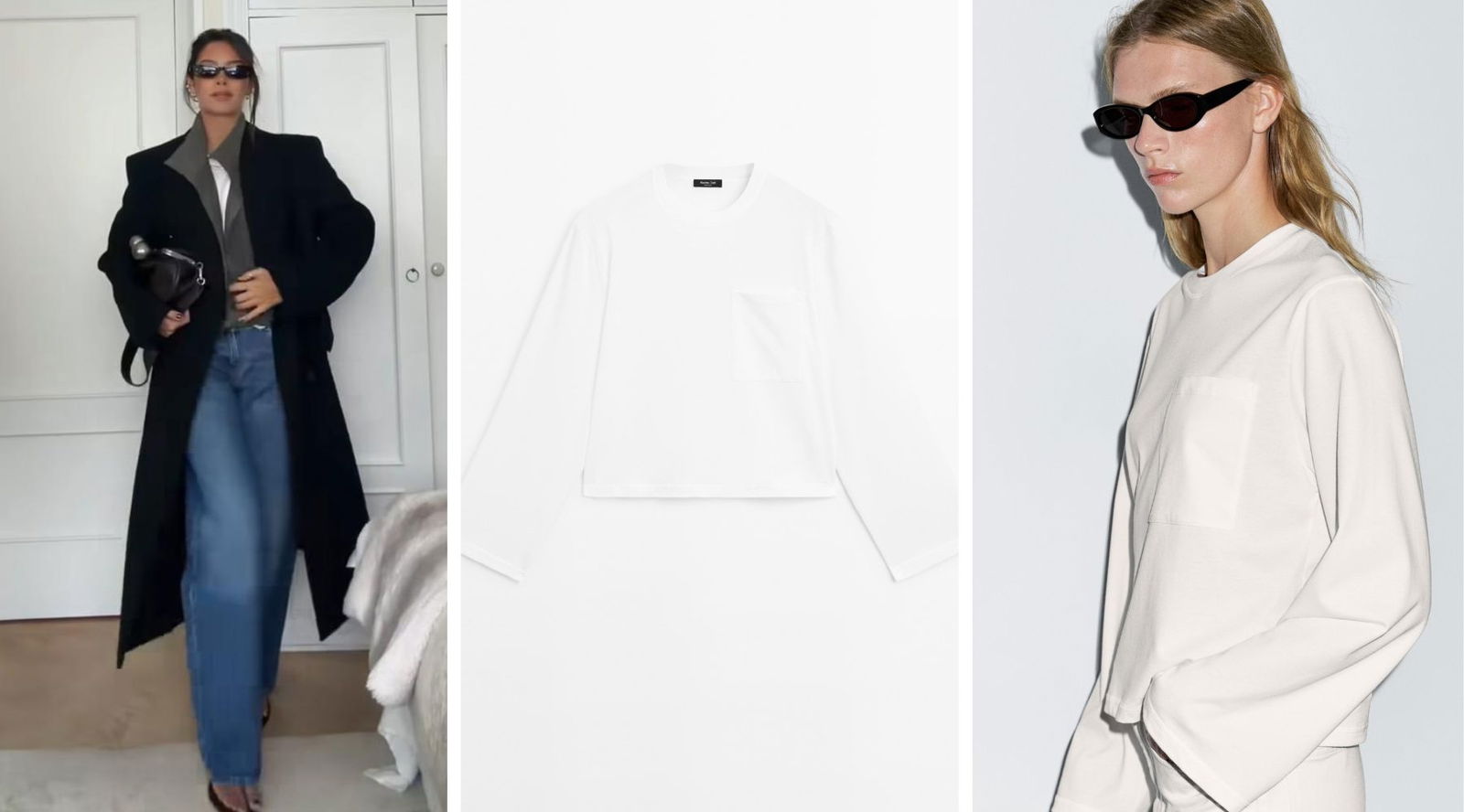 Camisetas de Massimo Dutti: los tres básicos que María Martín de Pozuelo convierte en looks ideales de invierno