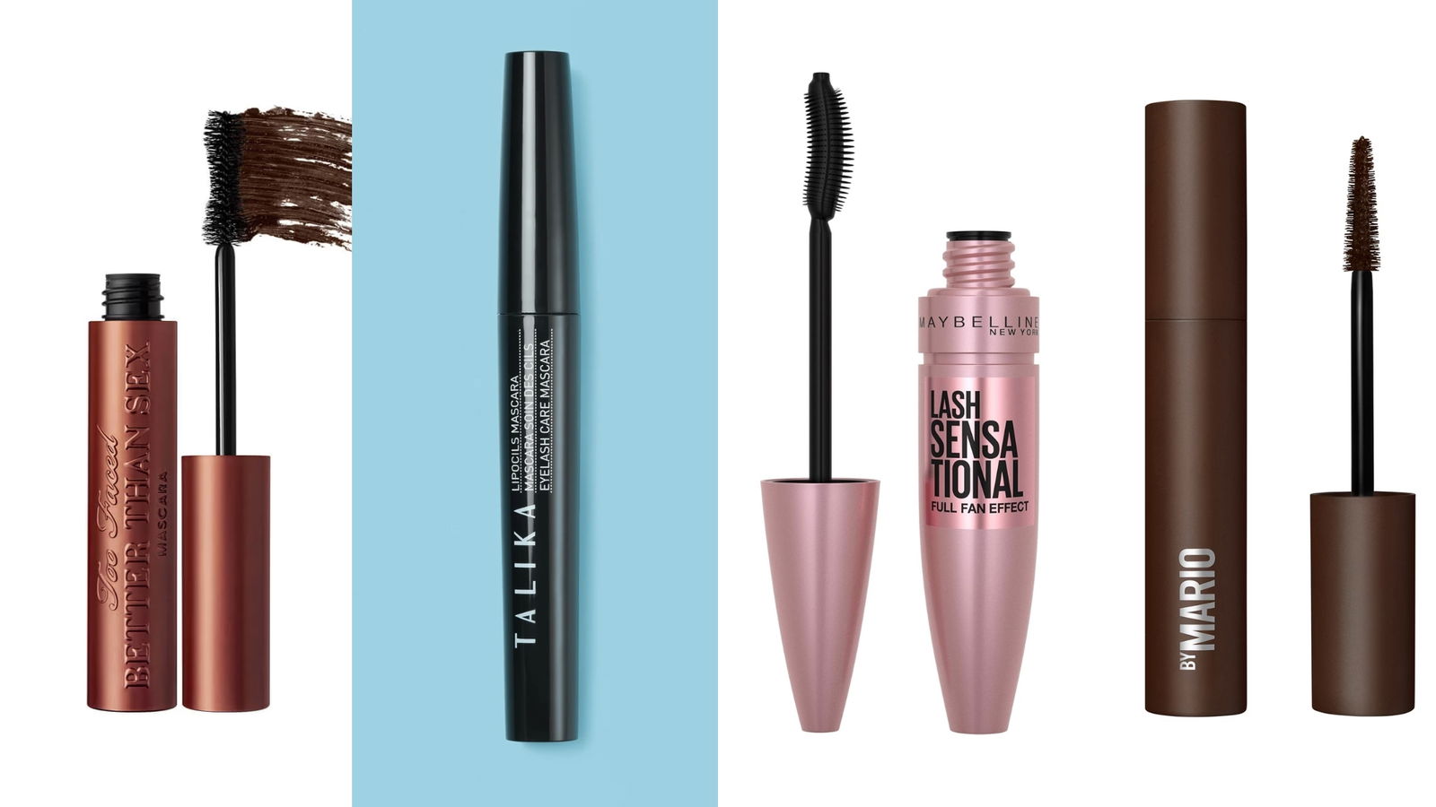 Mascara de pestañas marrón