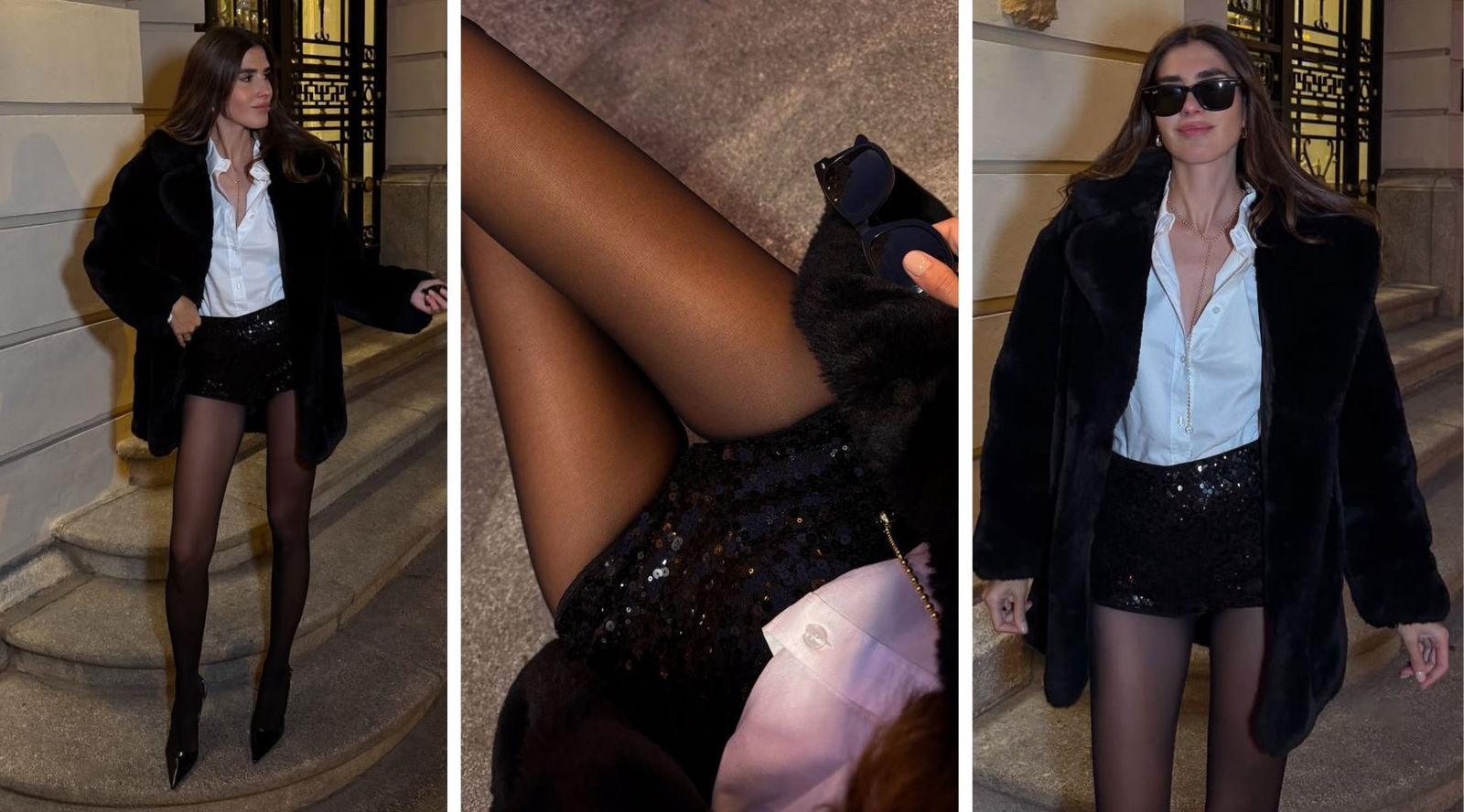 Los shorts brillantes de Mery Turiel que serán un must estas fiestas (y 4 versiones para conseguirlos)