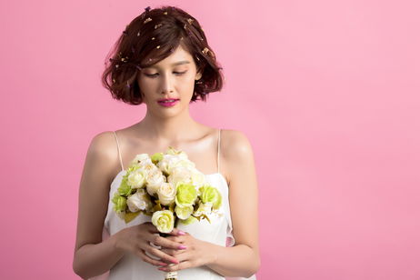 10 peinados para novias con pelo corto que querrás llevar en tu boda