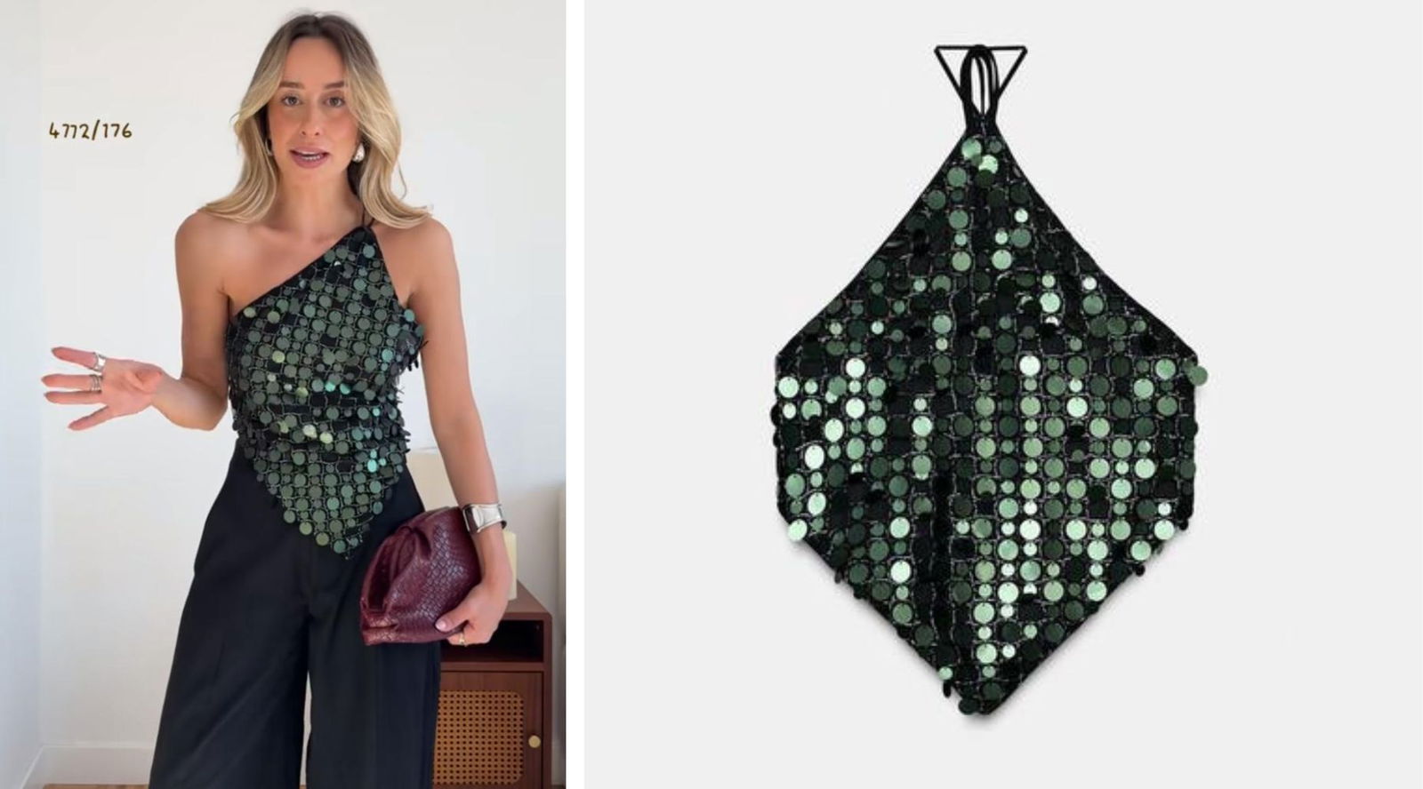 Mireia Lamana tiene claro cuáles son los 4 tops de Zara con los que acertarás en tus looks de Navidad