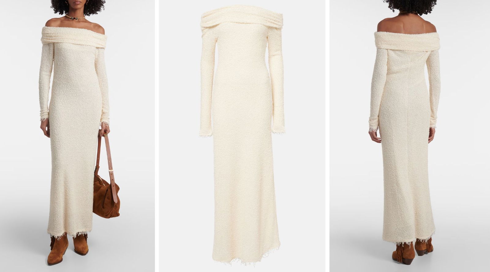 Sara Carbonero tiene el vestido cozy más bonito de diciembre: elegante y con un escote precioso