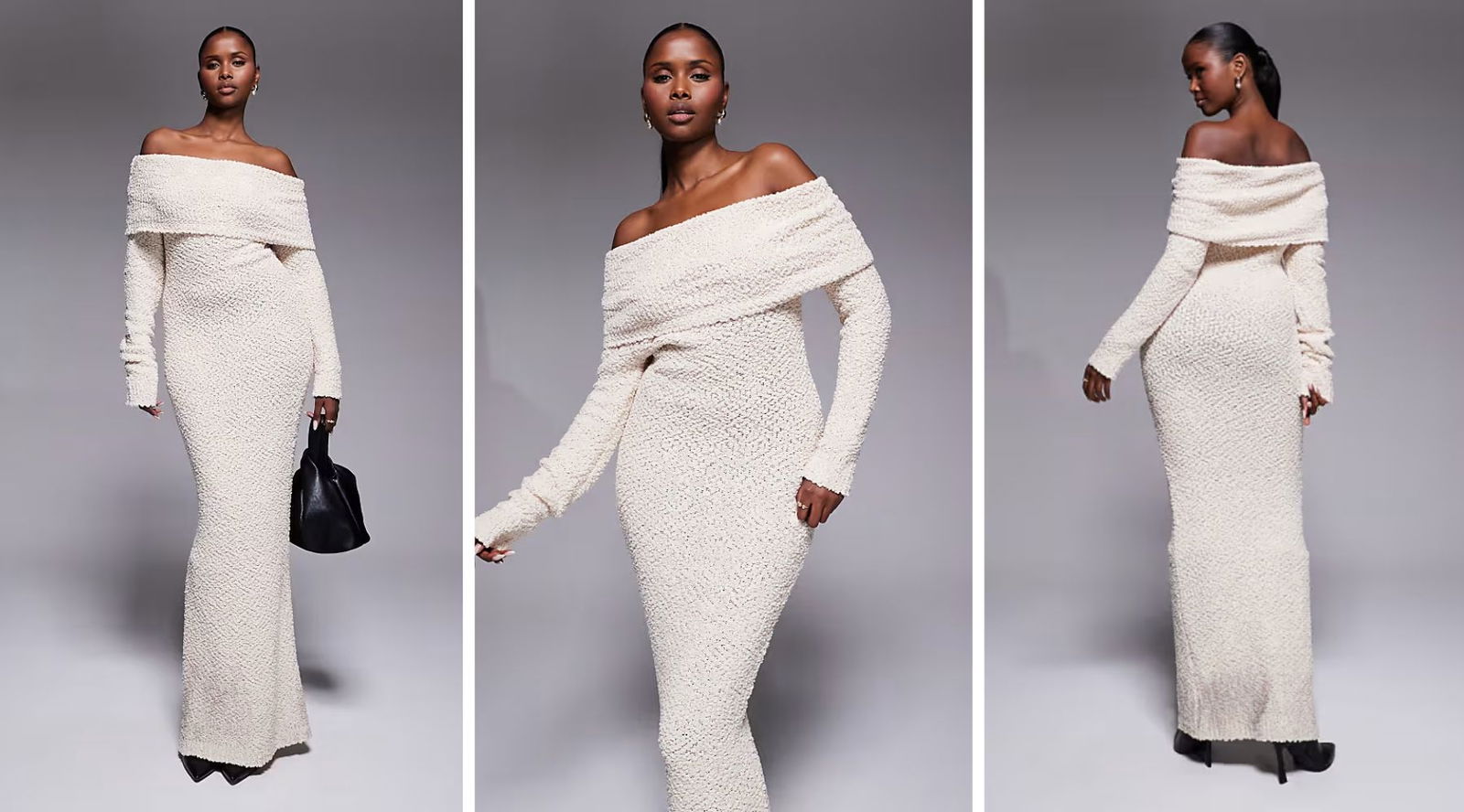 Sara Carbonero tiene el vestido cozy más bonito de diciembre: elegante y con un escote precioso