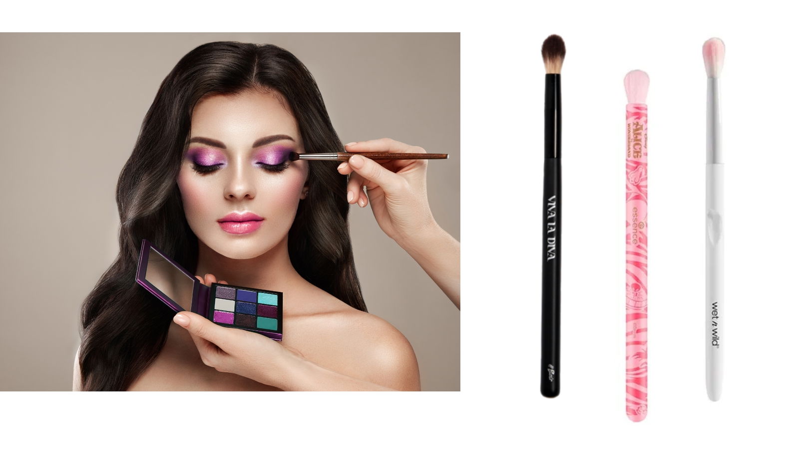 Pinceles difuminadores ojos