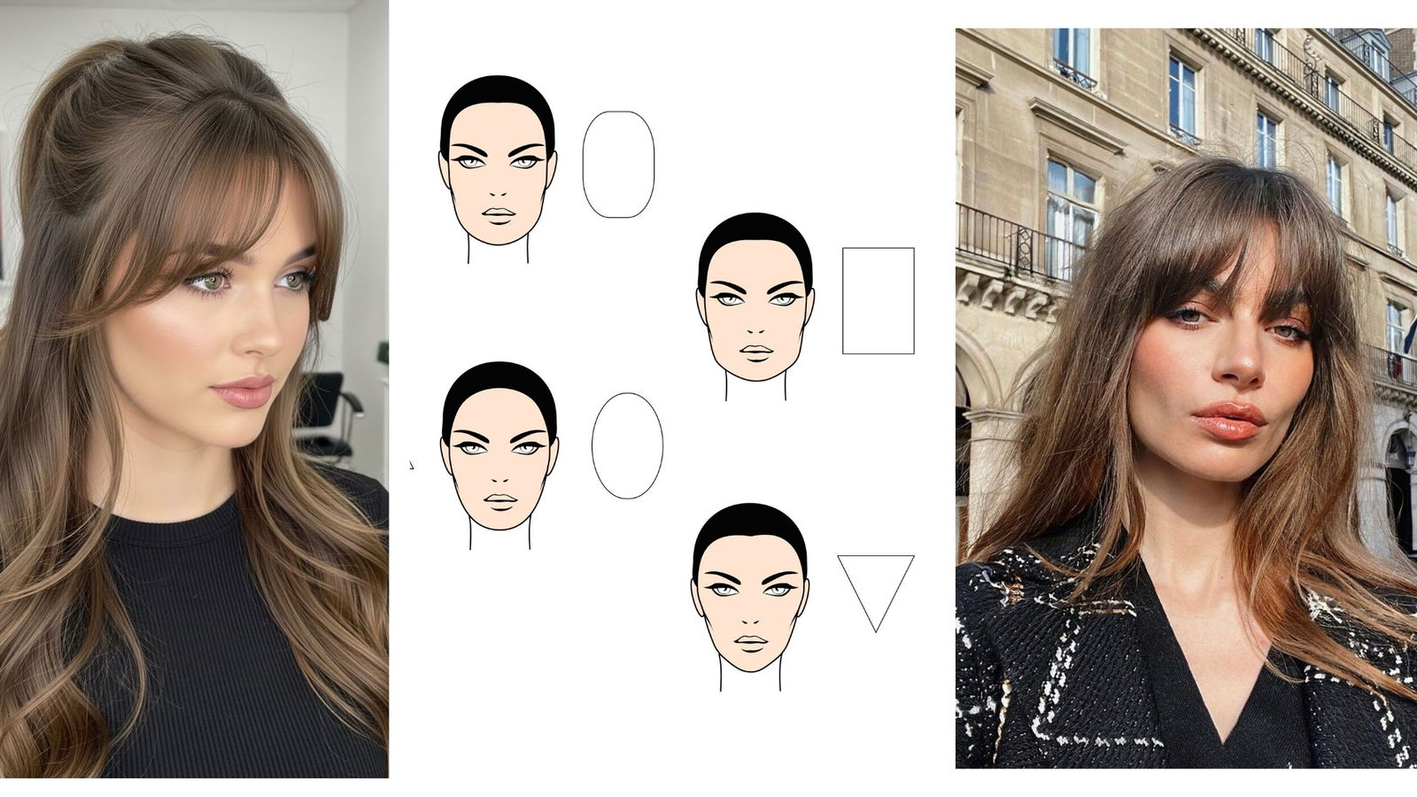 Flequillo cortina y birkin