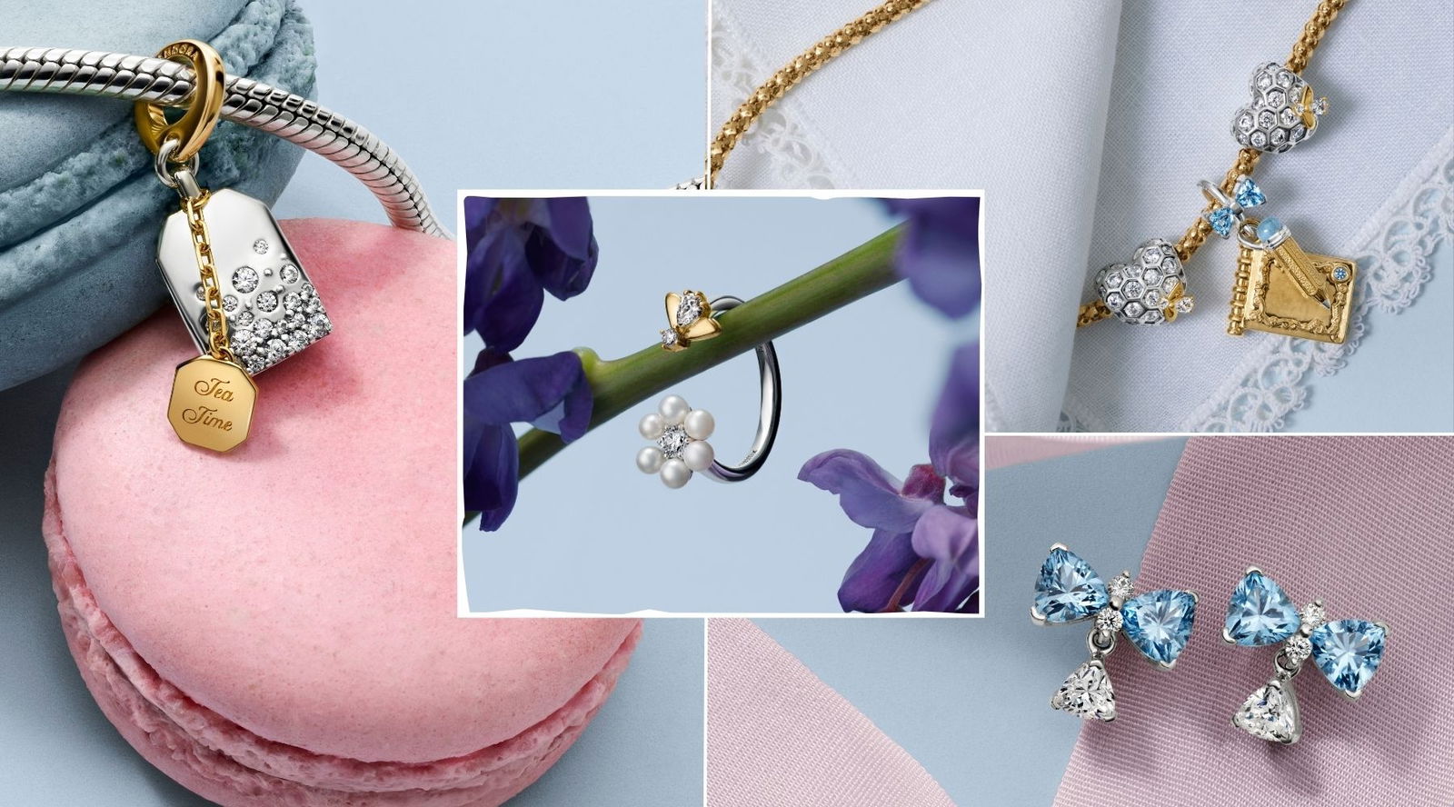 Claudia Jessie y Hannah Dodd trasladan la estética romántica de Bridgerton a la joyería de Pandora