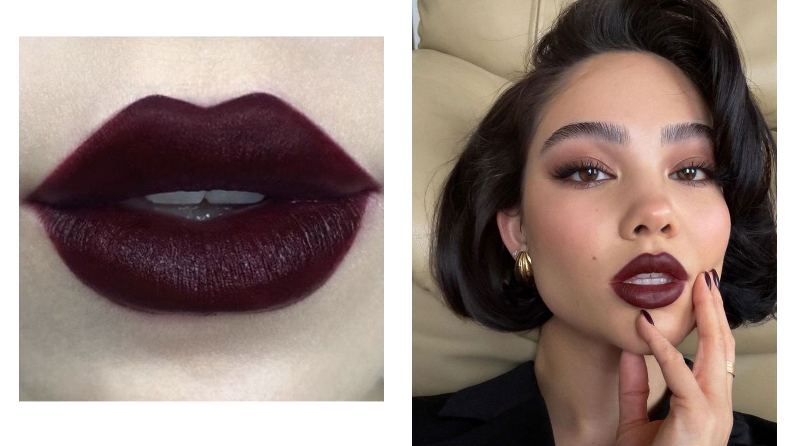 Labios burdeos vampy