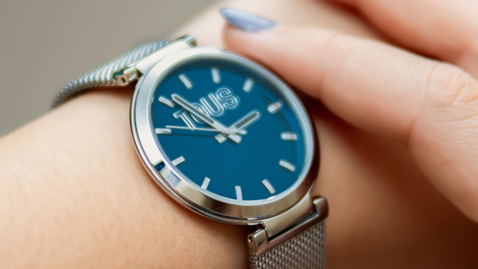 Tous reloj azul