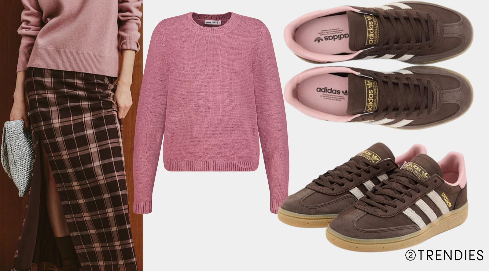 Rosa y marrón: las zapatillas en tendencia que mejor funcionan con la combinación de la temporada