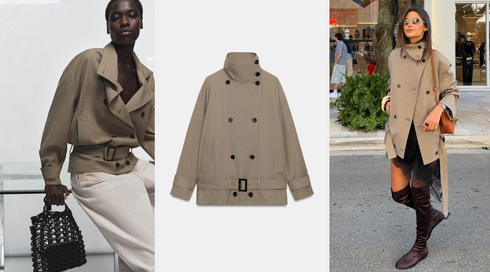 El nuevo trench según Zara: cinco gabardinas que definen la temporada