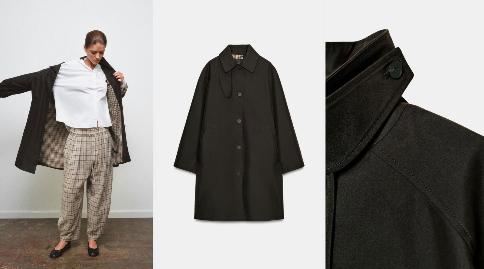 El nuevo trench según Zara: cinco gabardinas que definen la temporada