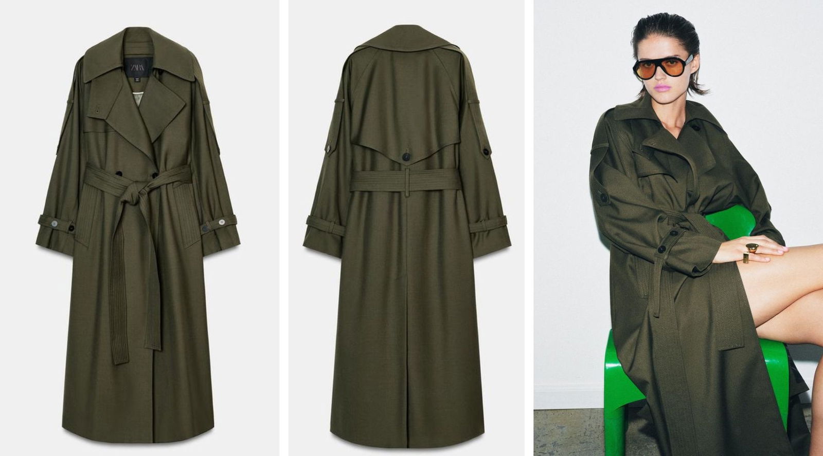 El nuevo trench según Zara: cinco gabardinas que definen la temporada