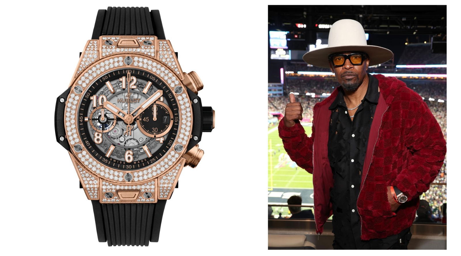 Los relojes que se vieron en la Super Bowl: de Bad Bunny a Travis Scott