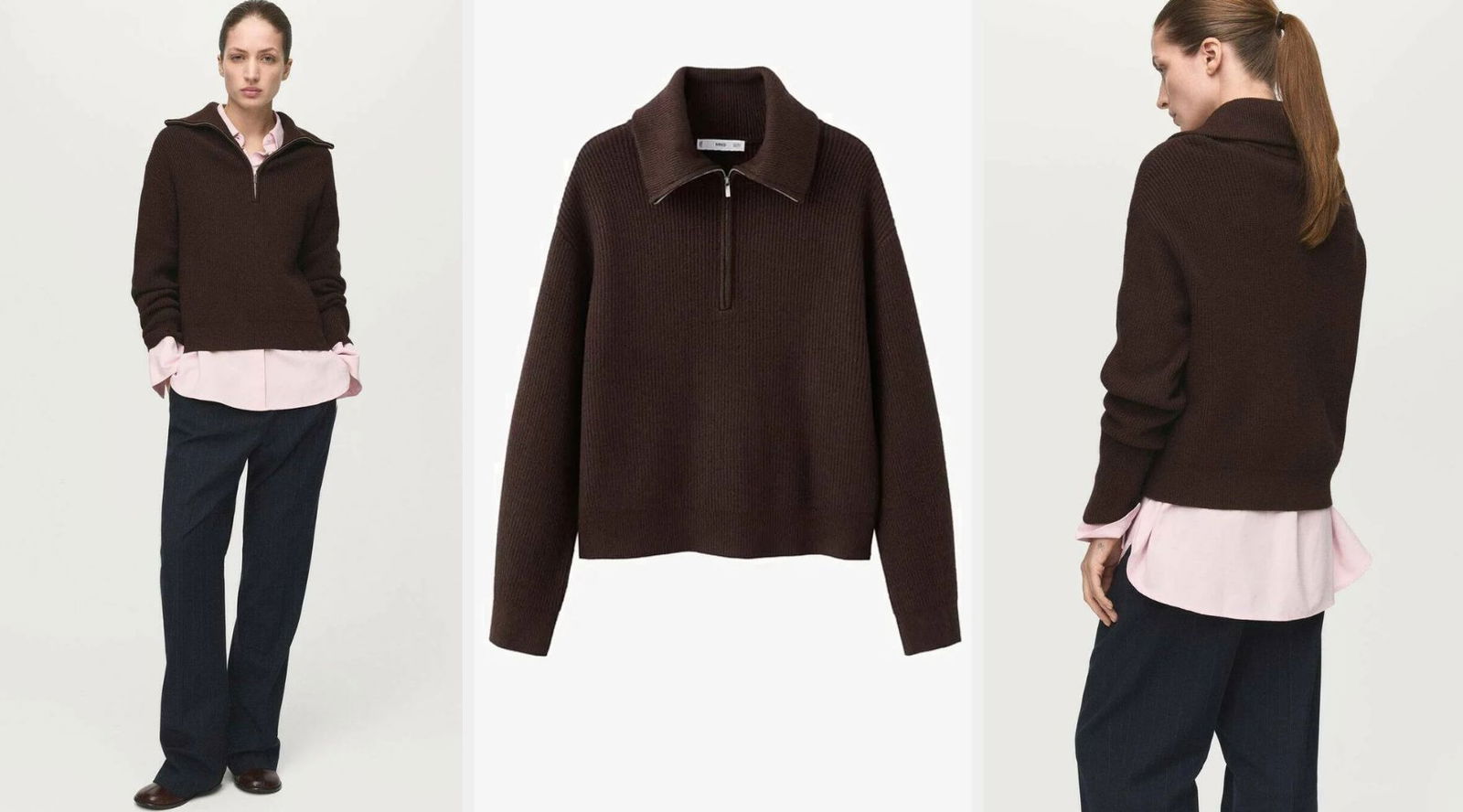 El jersey con media cremallera que Chanel ha puesto de moda y 8 opciones para sumarse a la tendencia