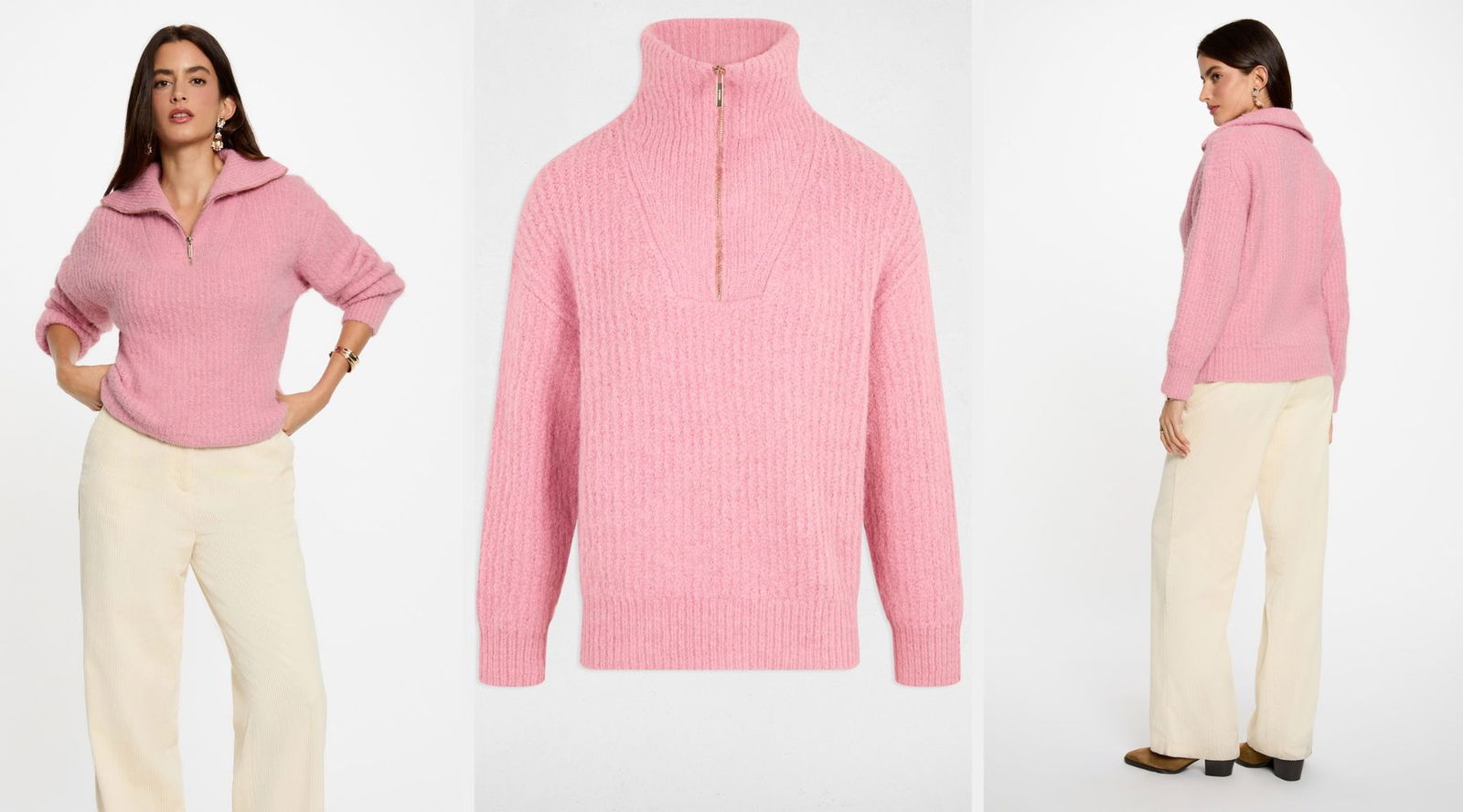 El jersey con media cremallera que Chanel ha puesto de moda y 8 opciones para sumarse a la tendencia