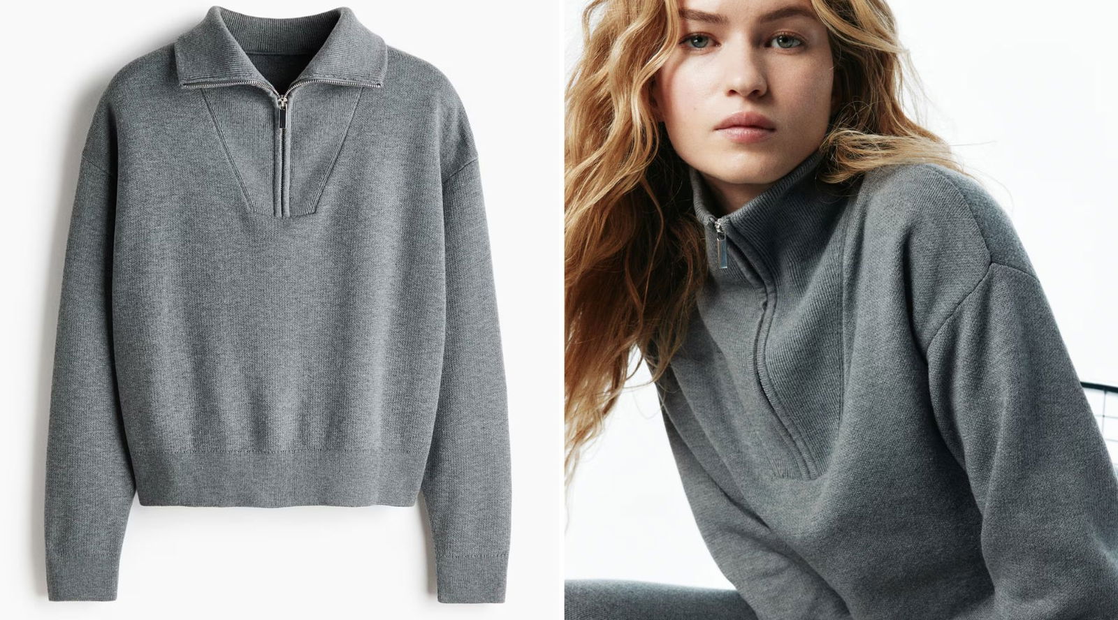 El jersey con media cremallera que Chanel ha puesto de moda y 8 opciones para sumarse a la tendencia