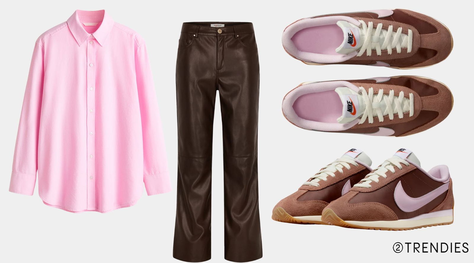 Rosa y marrón: las zapatillas en tendencia que mejor funcionan con la combinación de la temporada