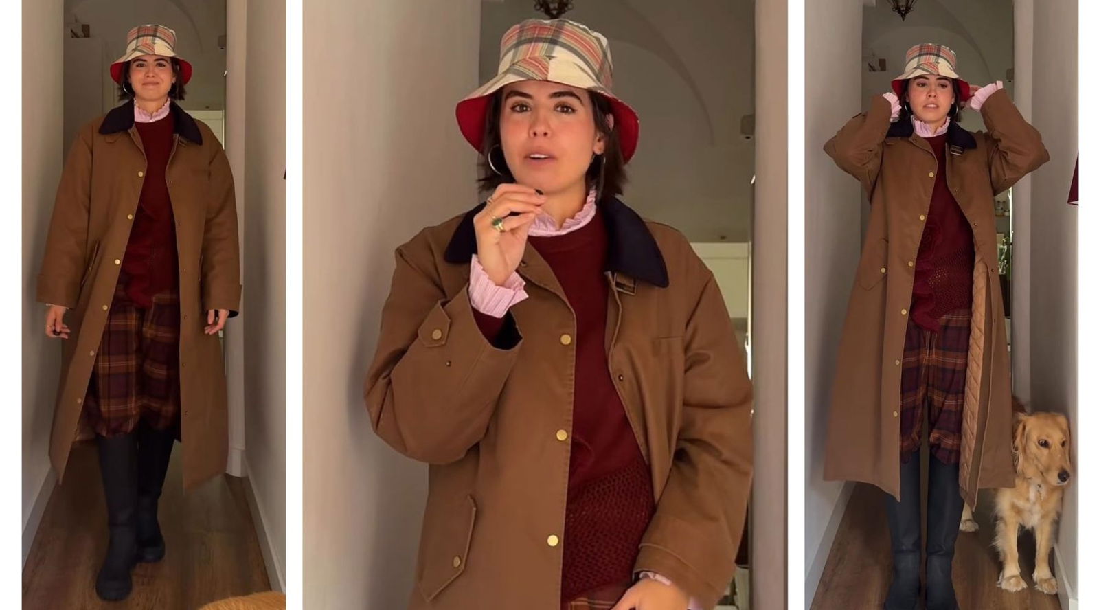 Cómo vestirse cuando no deja de llover: el look práctico de Teresa Furquet